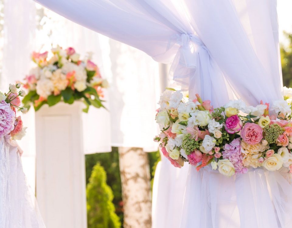 Dekoracje ślubne- rodzaje dekoracji weselnych